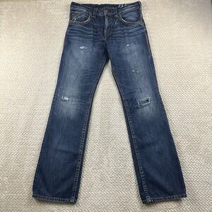 Silver Jeans 925 Series Mens 31x34 Tall Distressed boot cut Western grunge